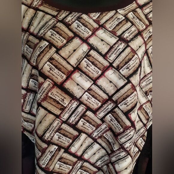 Style & Co dark red long sleeve top - Picture 2 of 5